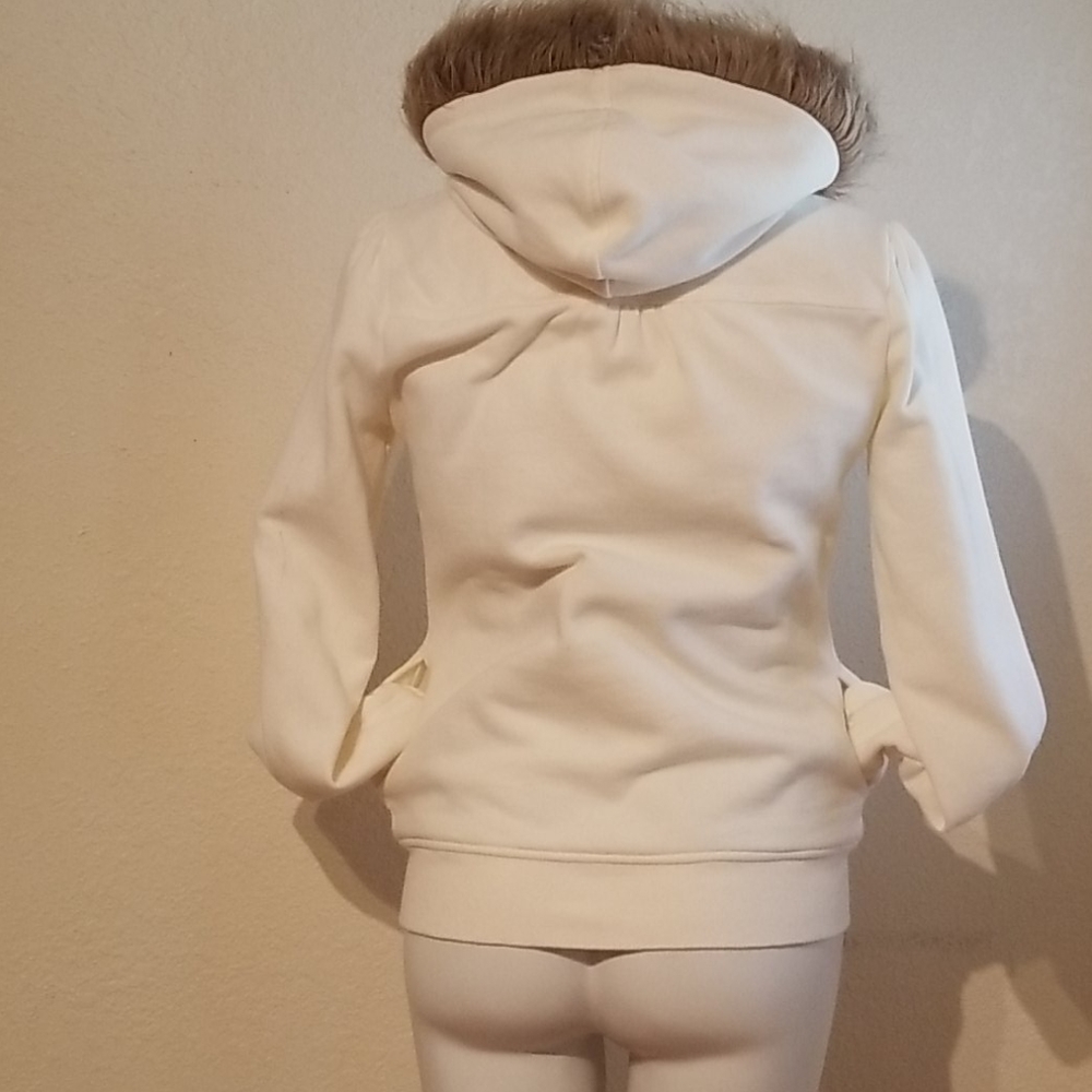 Cream Roxy‎ jacket size med - Picture 2 of 9